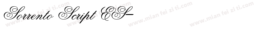 Sorrento Script ES字体转换